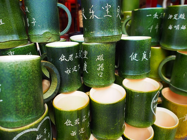 竹製グラス