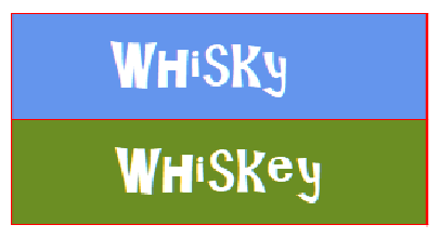 ウイスキーの綴り