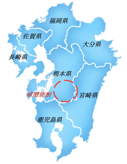 九州地図
球磨地域