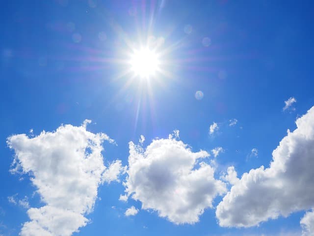 夏の太陽