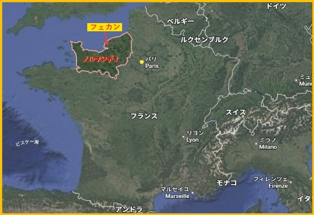 地図 フェカン