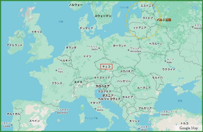 ヨーロッパ地図